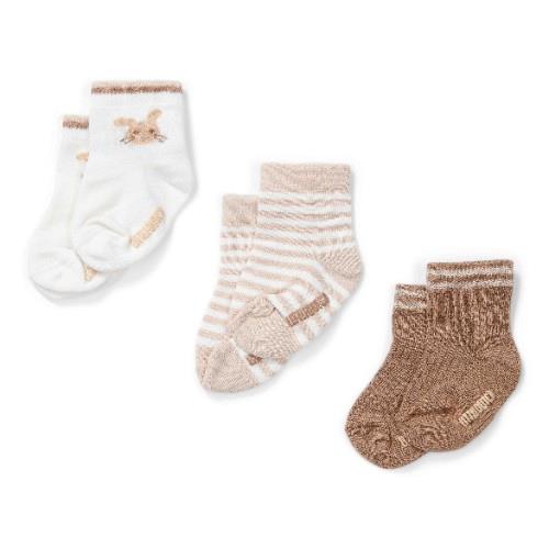 3-pack sokken - Zand - Newborn Naturals - Baby Bunny - Image 5