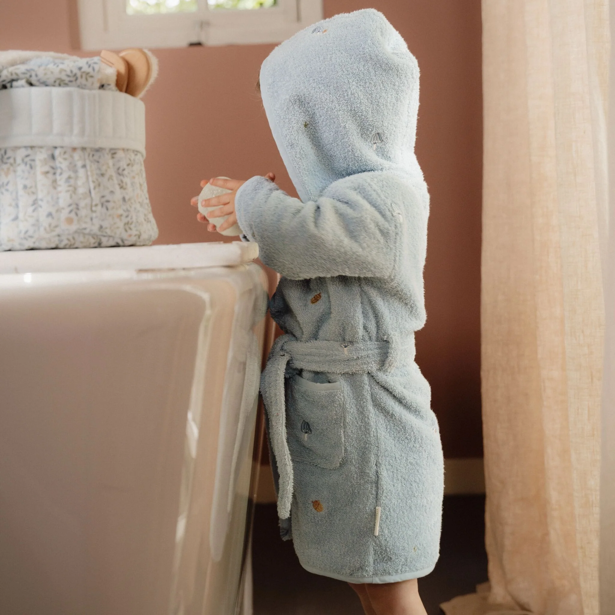 Badjas - Blauw - Forest Friends - Image 3