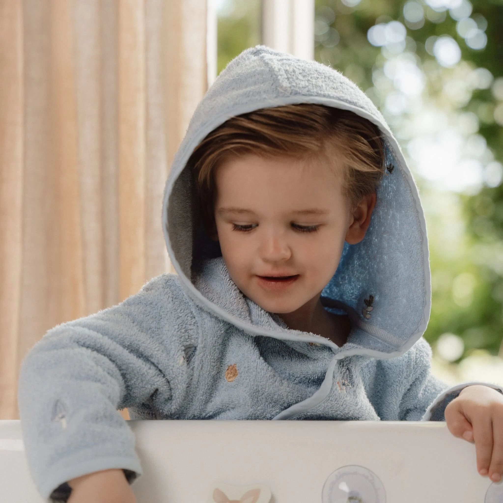 Badjas - Blauw - Forest Friends - Image 4