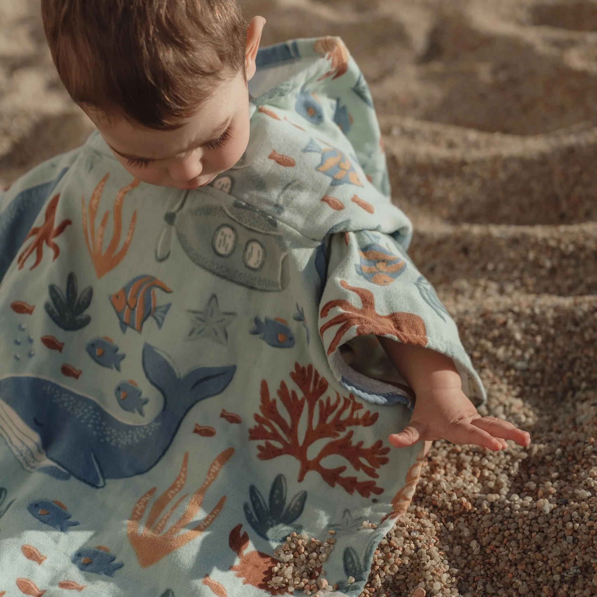 Badponcho - Groen - Ocean Friends - Image 4