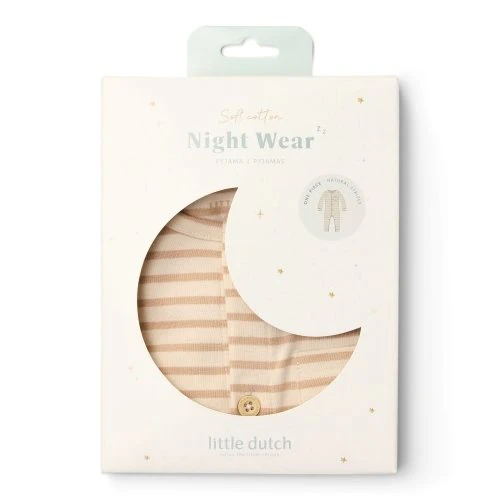 Eendelige pyjama - Zand - Gestreept - Image 6