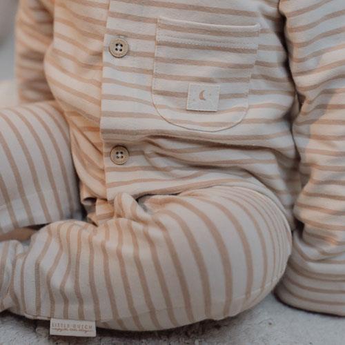 Eendelige pyjama - Zand - Gestreept - Image 7