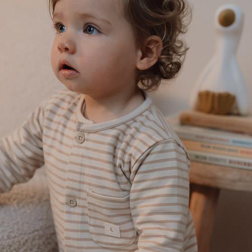 Eendelige pyjama - Zand - Gestreept - Image 9