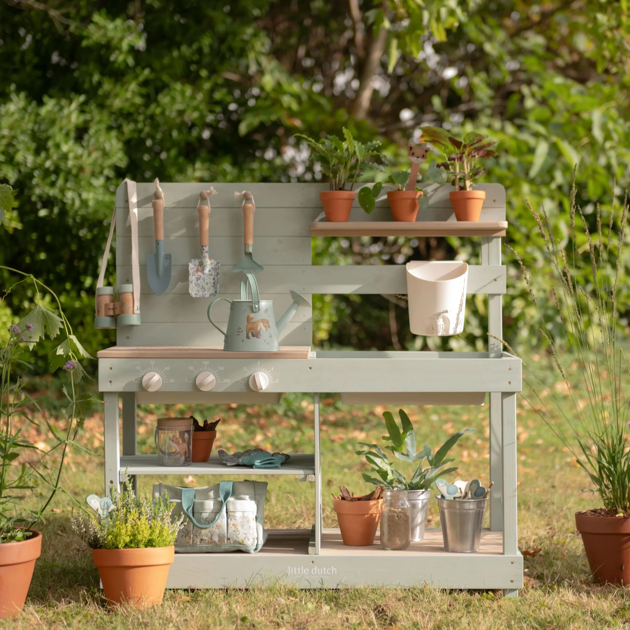 Houten buitenkeuken - Groen - Image 6