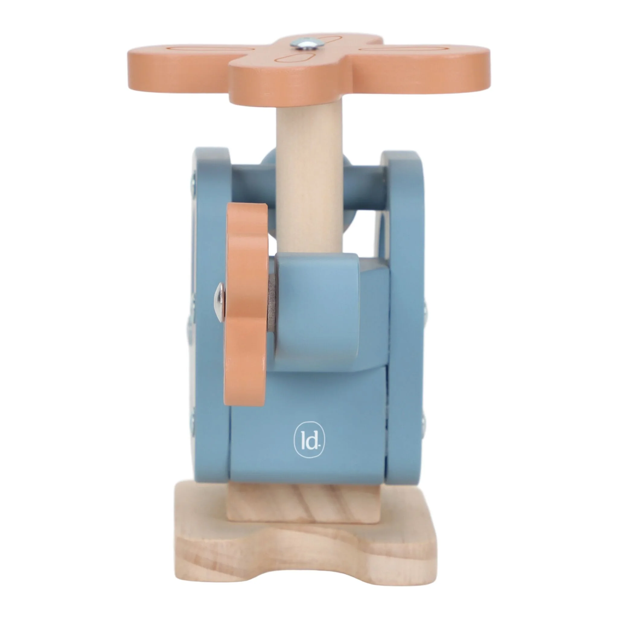 Houten speelgoed helikopter - Blauw - Image 5