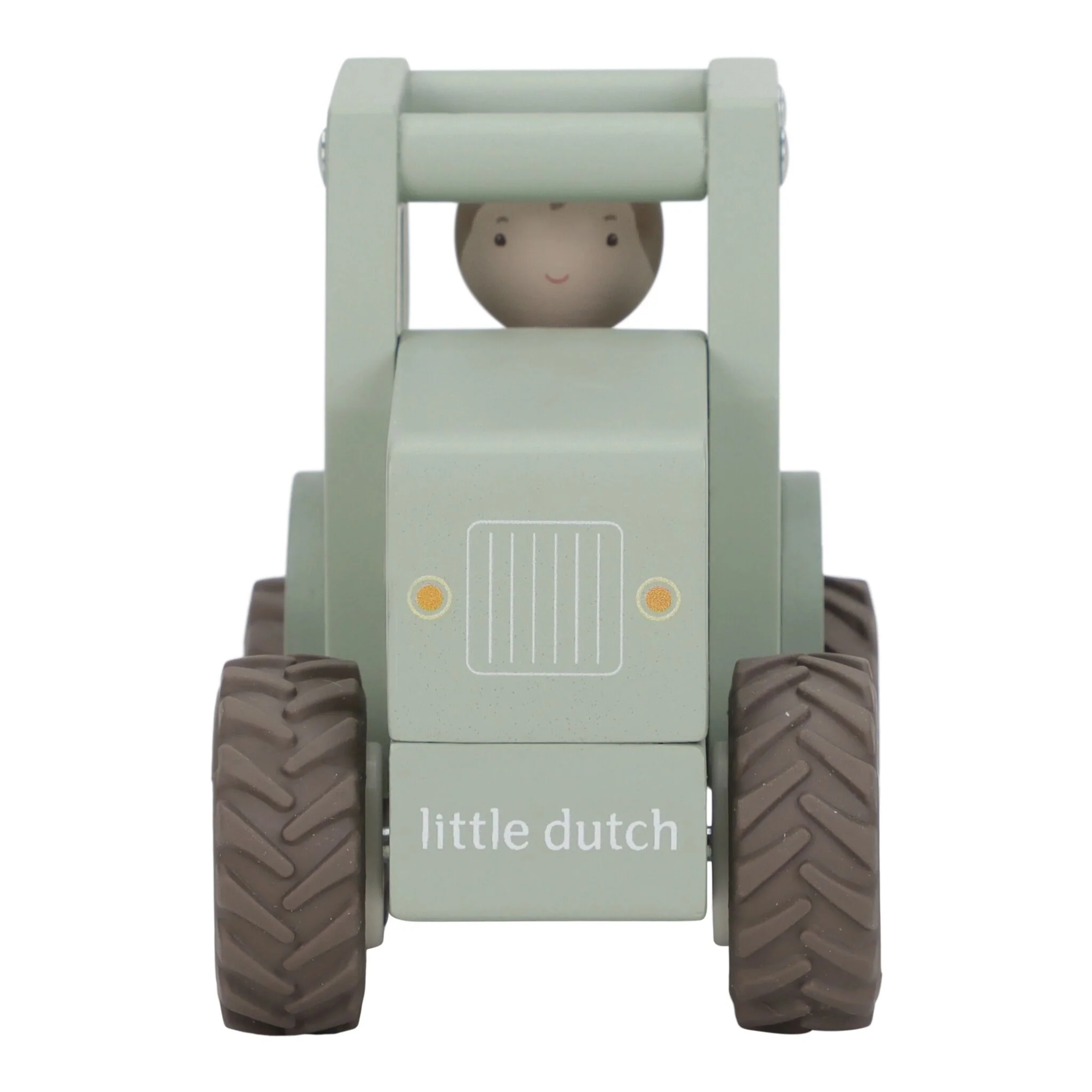 Houten tractor - Groen - Image 3