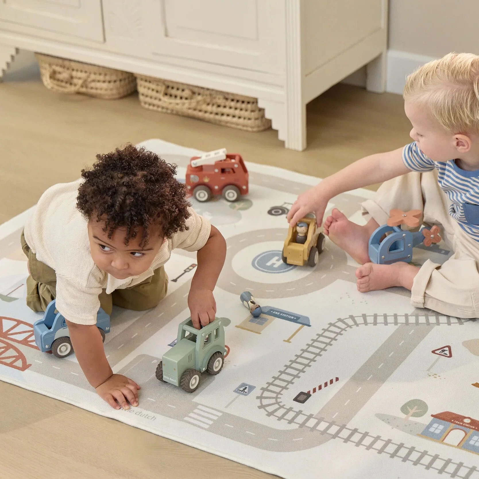 Houten tractor - Groen - Image 4