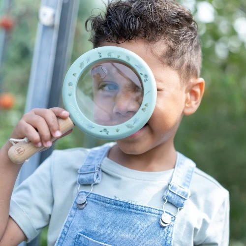 Houten Vergrootglas - Blauw - Forest Friends - Image 4