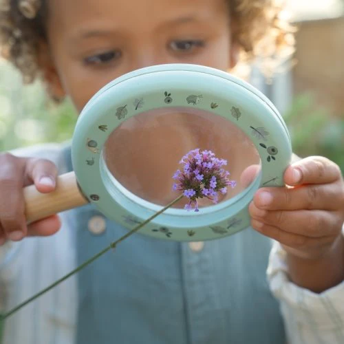Houten Vergrootglas - Blauw - Forest Friends - Image 6