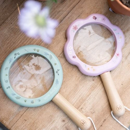 Houten Vergrootglas - Blauw - Forest Friends - Image 7