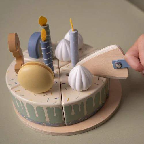 Houten Verjaardagstaartje - Blauw - Essentials - Image 8