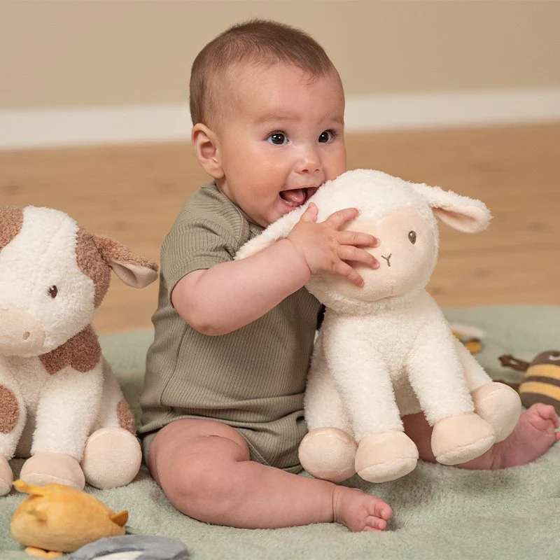 Knuffel Schaap 25cm Little Farm - Image 4