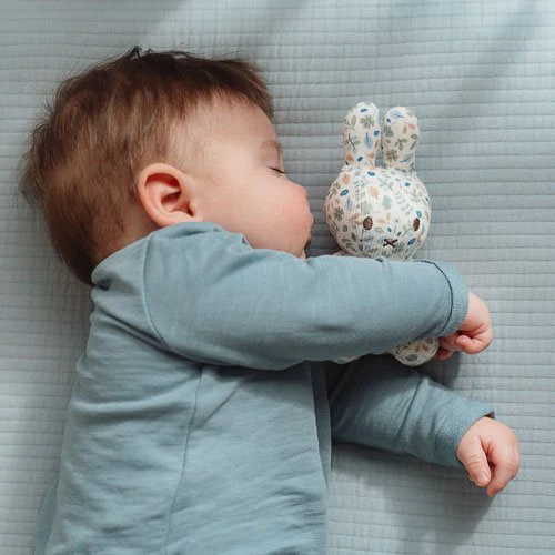 nijntje knuffel all-over print 15 cm - Blauw - Lucky Leaves - Image 5