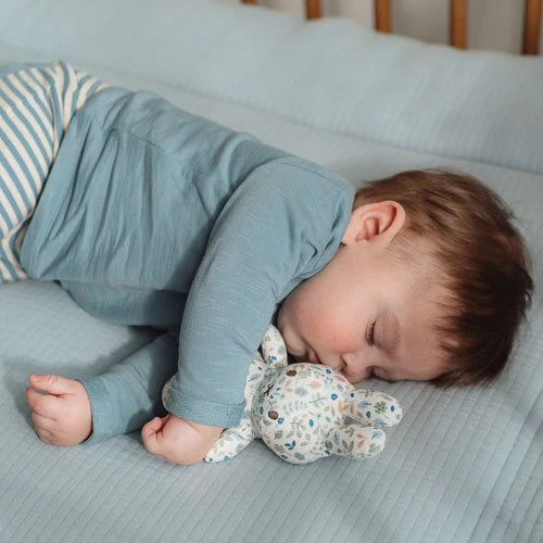 nijntje knuffel all-over print 15 cm - Blauw - Lucky Leaves - Image 8