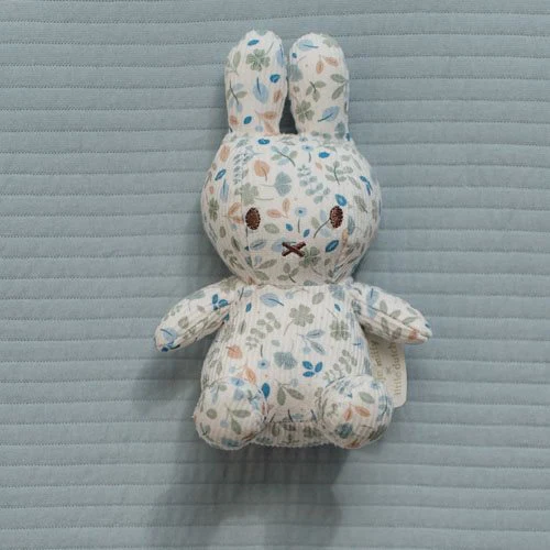 nijntje knuffel all-over print 15 cm - Blauw - Lucky Leaves - Image 9