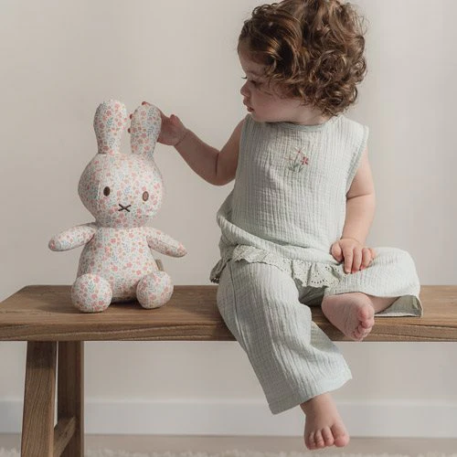 nijntje knuffel all-over print 30 cm - Roze - Lucky Blossom - Image 5