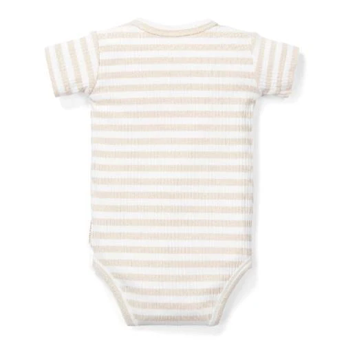 Romper korte mouw - Zand - Newborn Naturals - Image 8