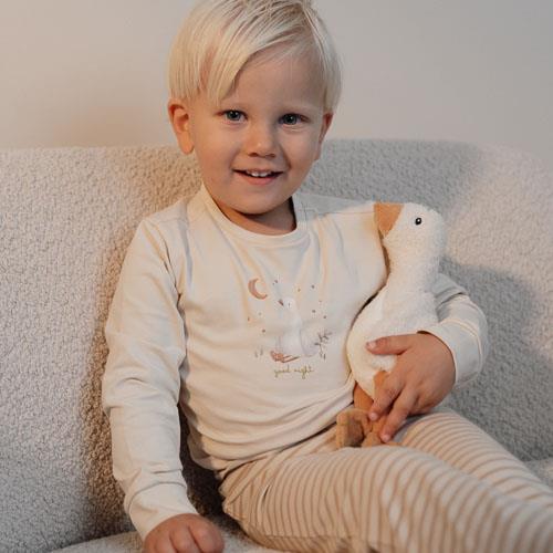 Tweedelige pyjama - Zand - Gestreept - Image 7