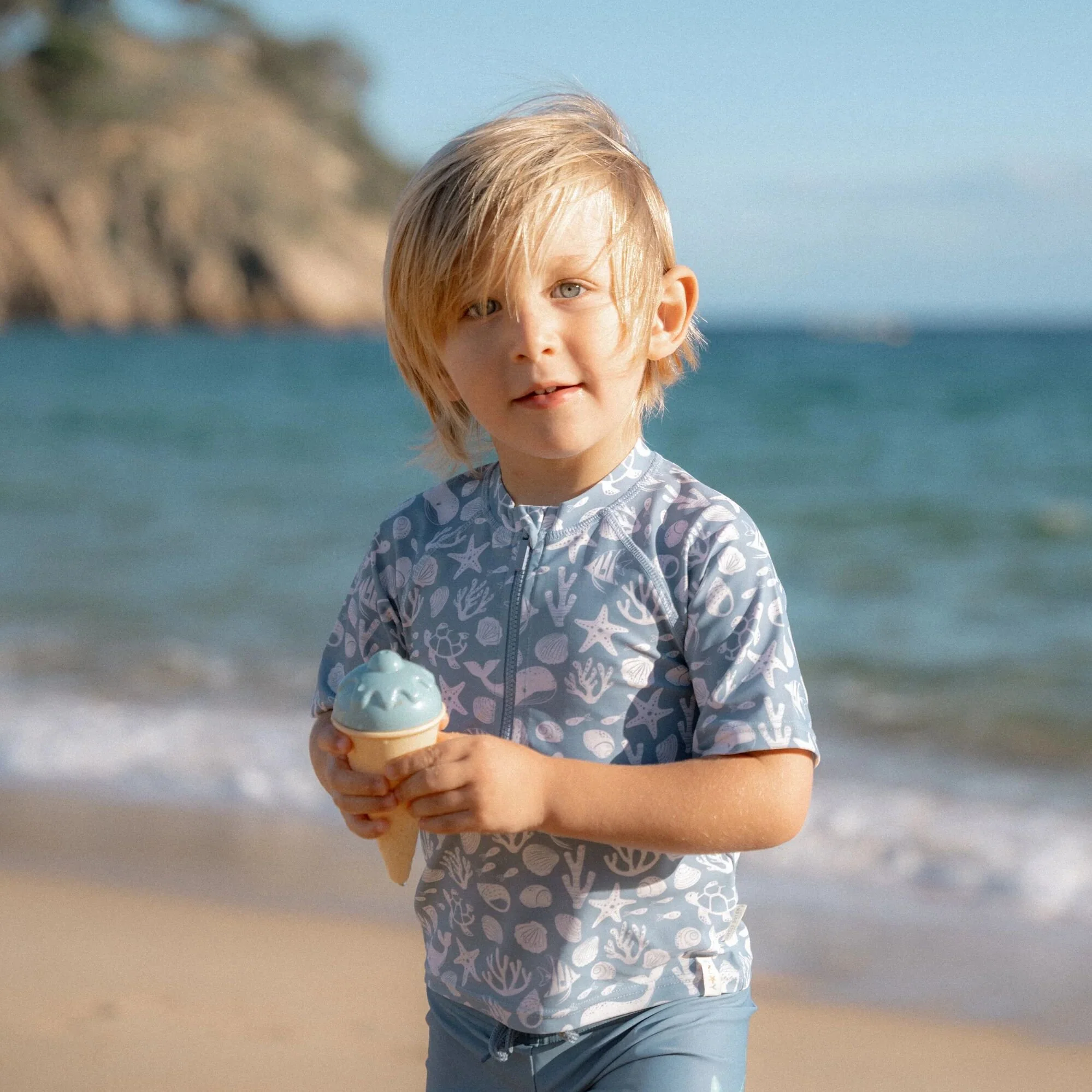 Zwemshirt korte mouw - Lichtblauw - Sea Life - Image 4