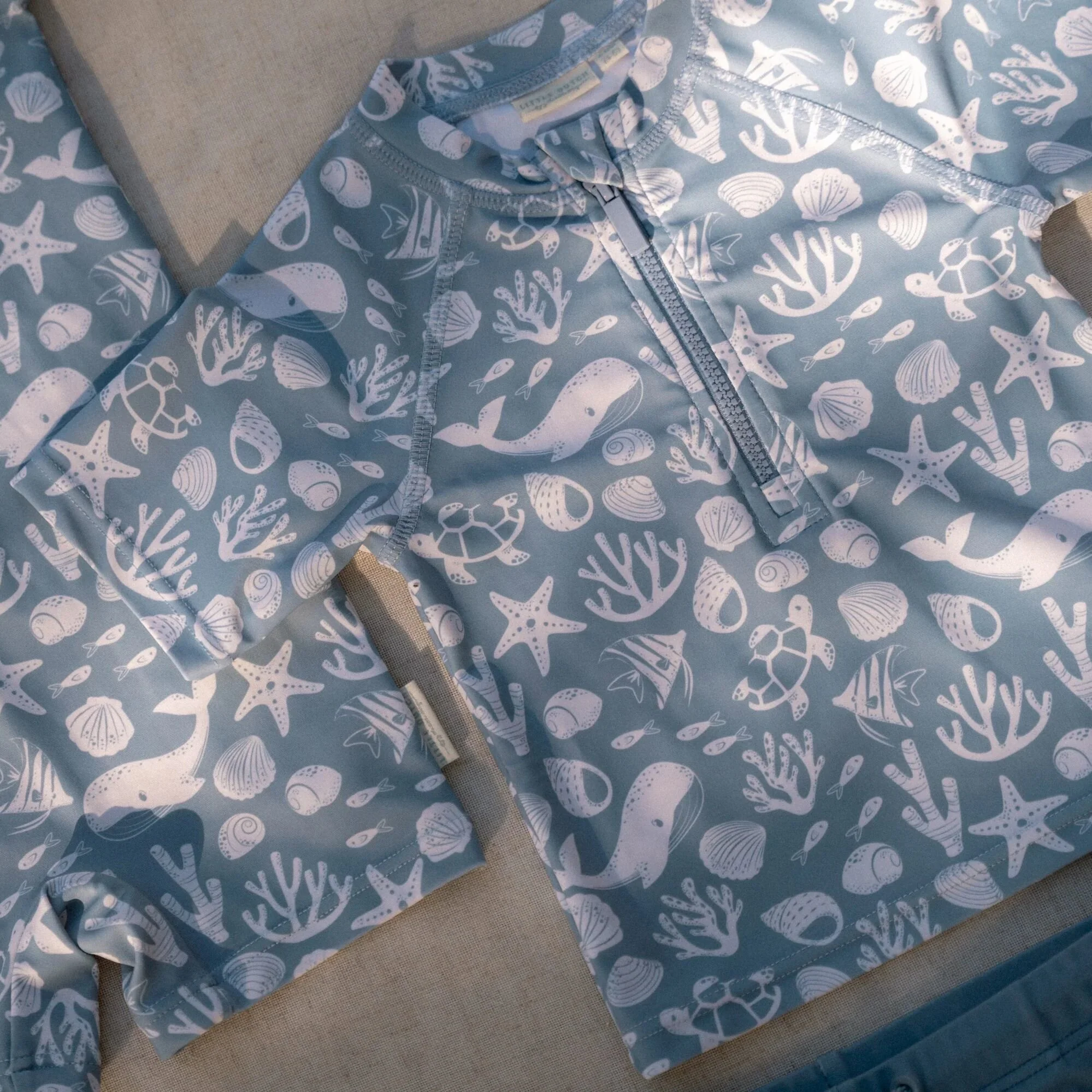 Zwemshirt korte mouw - Lichtblauw - Sea Life - Image 5