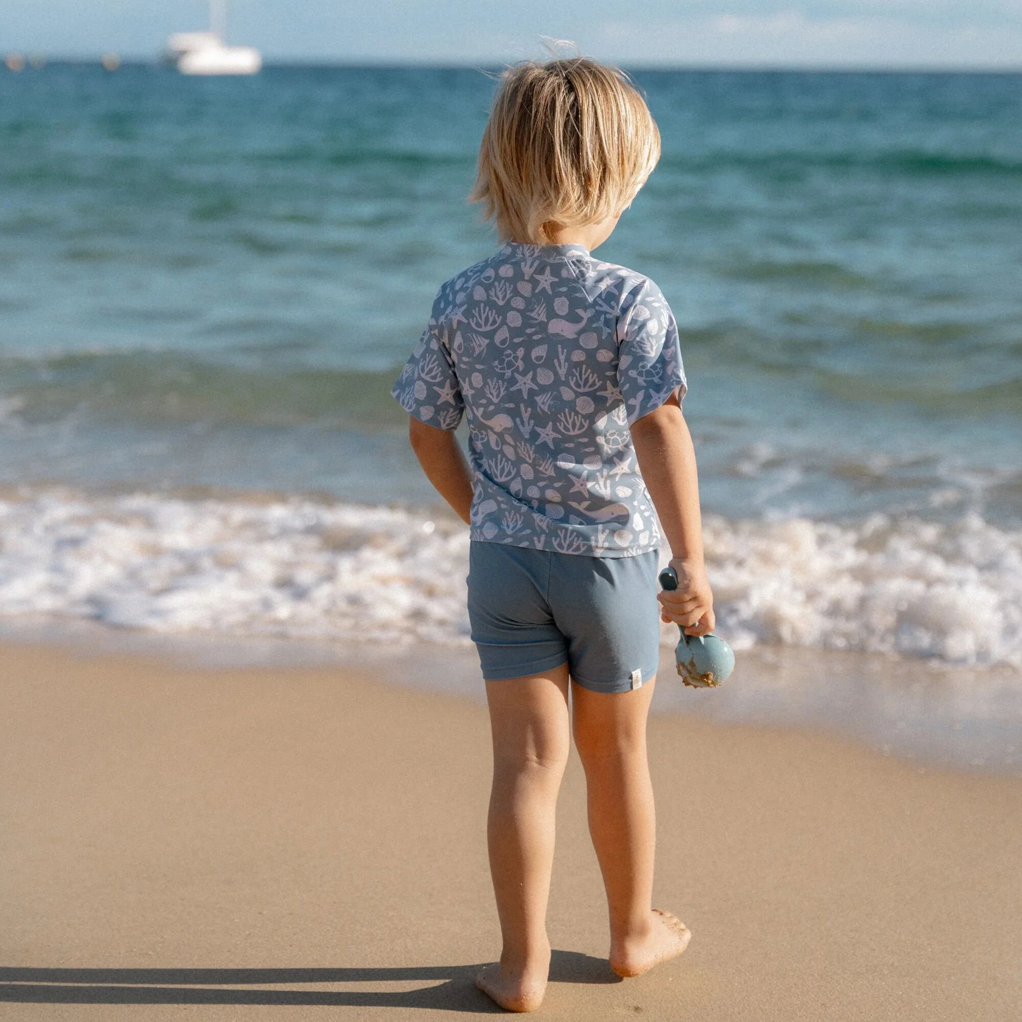 Zwemshirt korte mouw - Lichtblauw - Sea Life - Image 6