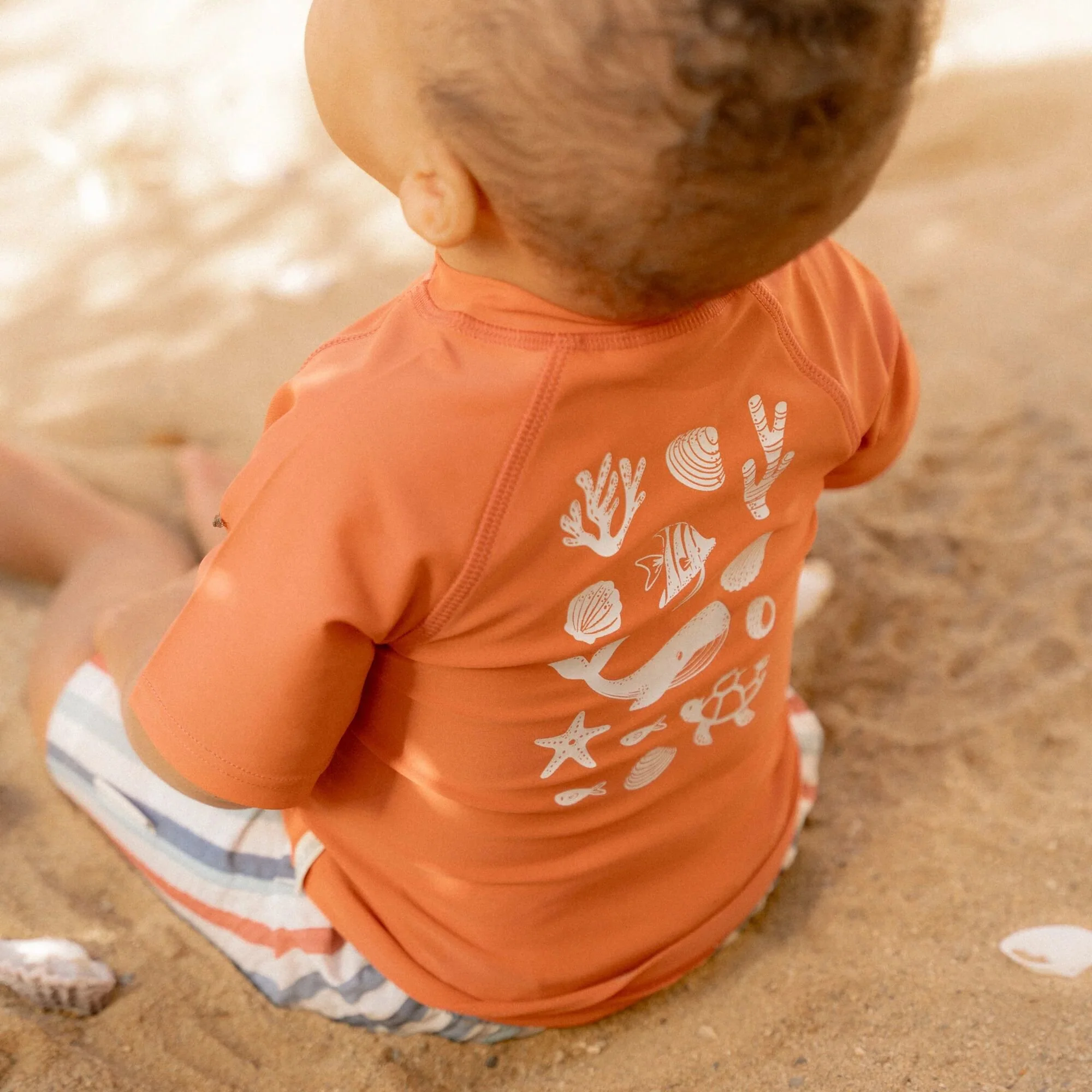 Zwemshirt korte mouw - Rood - Sea Life - Image 4