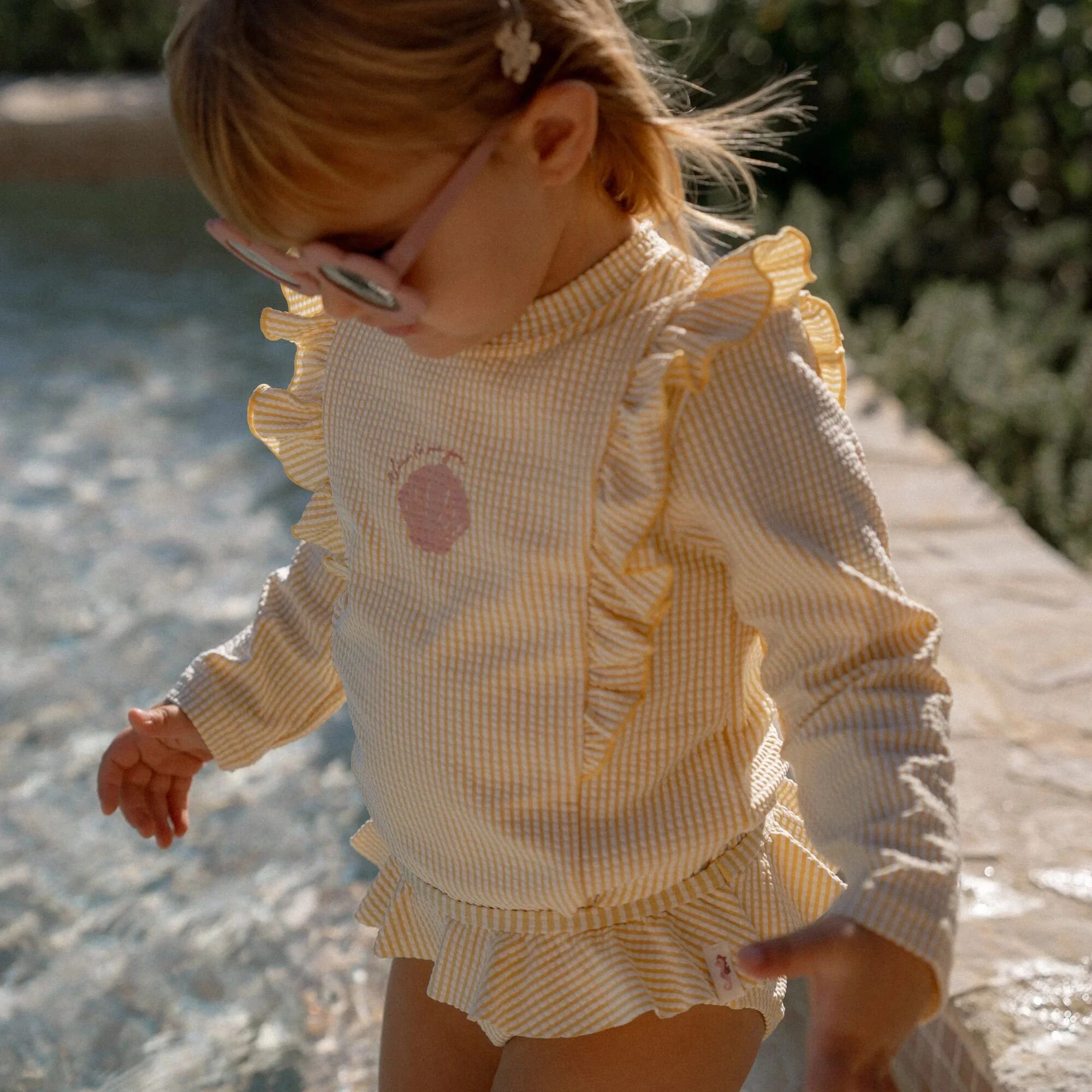 Zwemshirt lange mouw - Geel - Ocean Treasures - Image 4