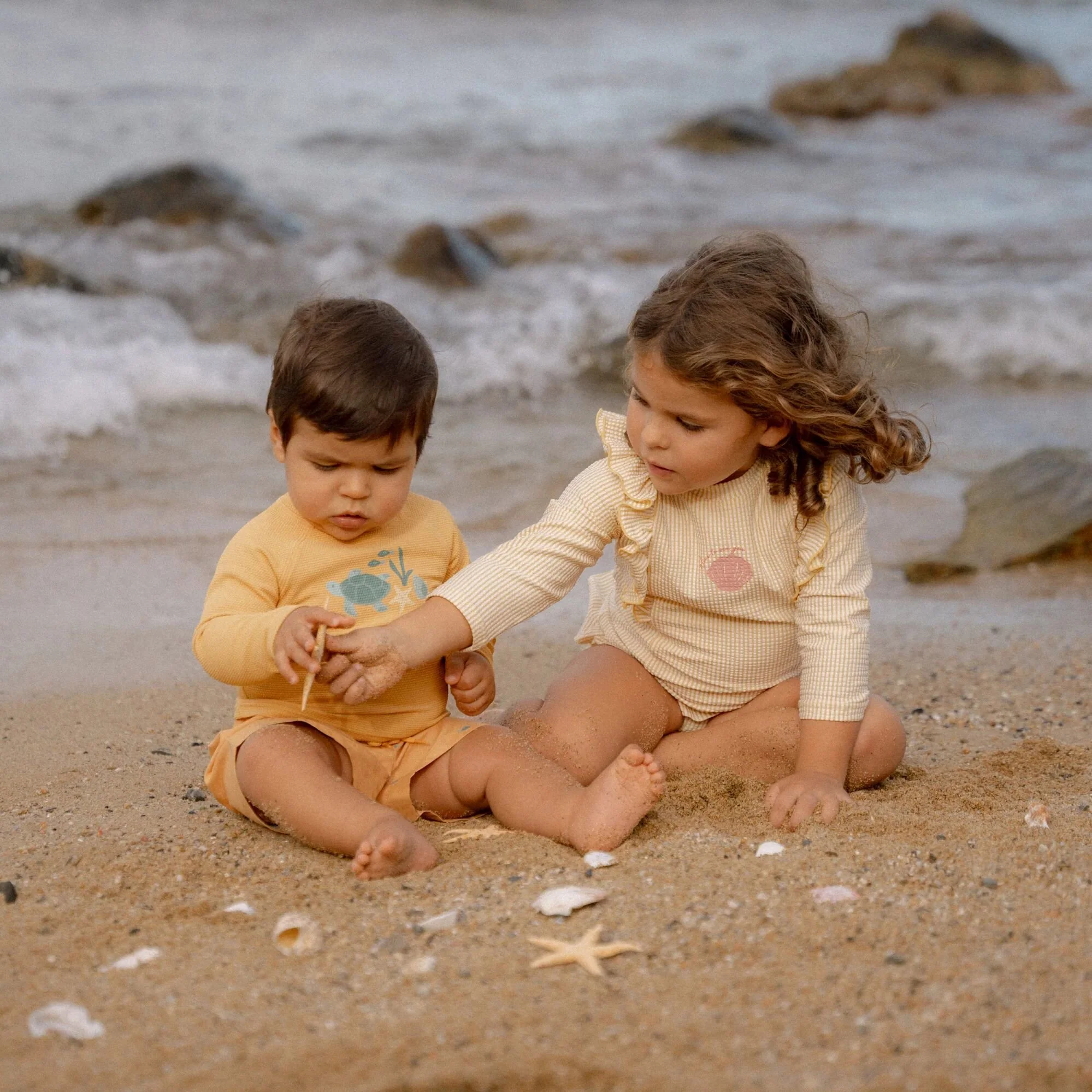 Zwemshirt lange mouw - Geel - Ocean Treasures - Image 8