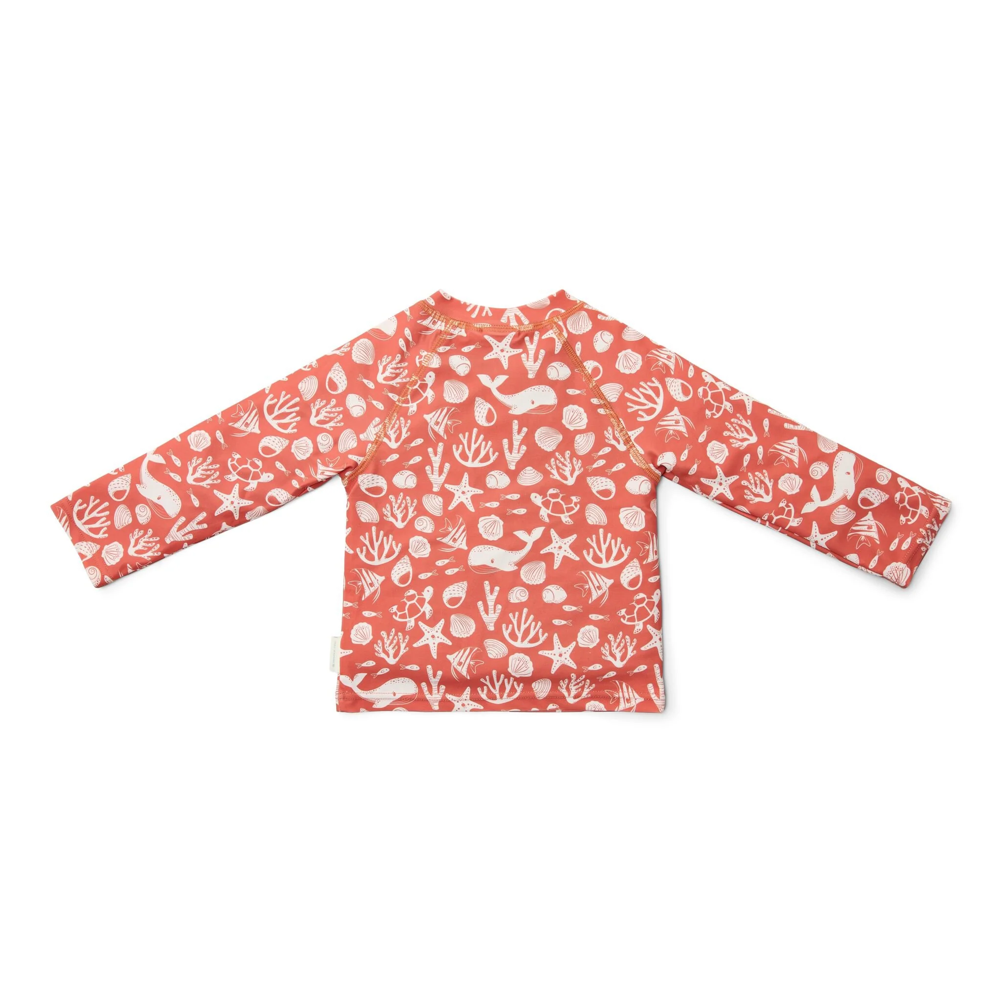 Zwemshirt lange mouw - Rood - Sea Life - Image 3