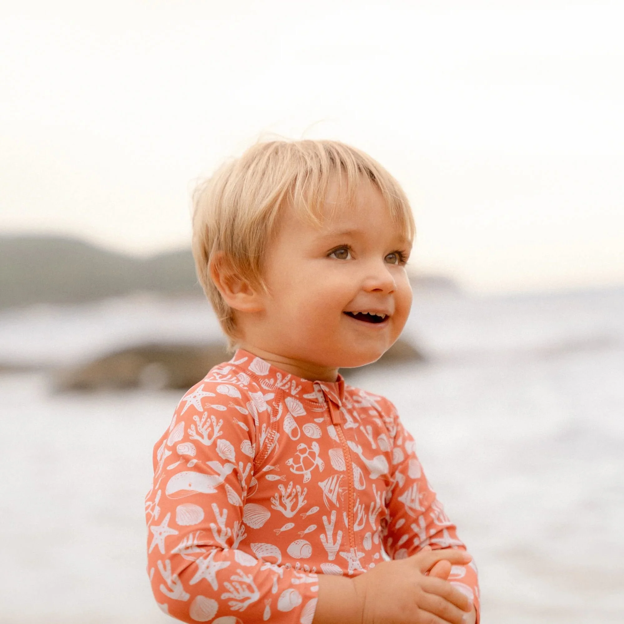 Zwemshirt lange mouw - Rood - Sea Life - Image 6
