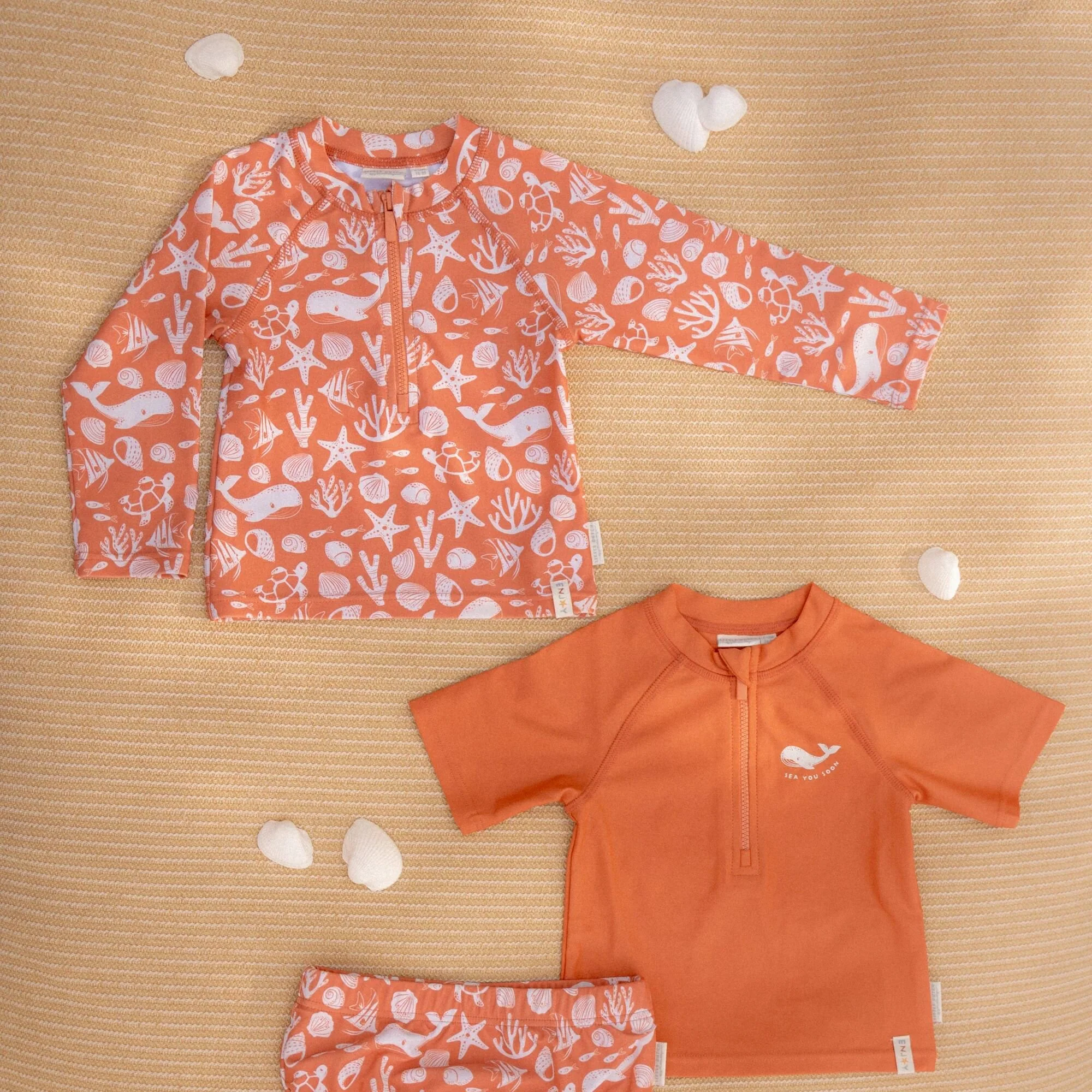 Zwemshirt lange mouw - Rood - Sea Life - Image 7