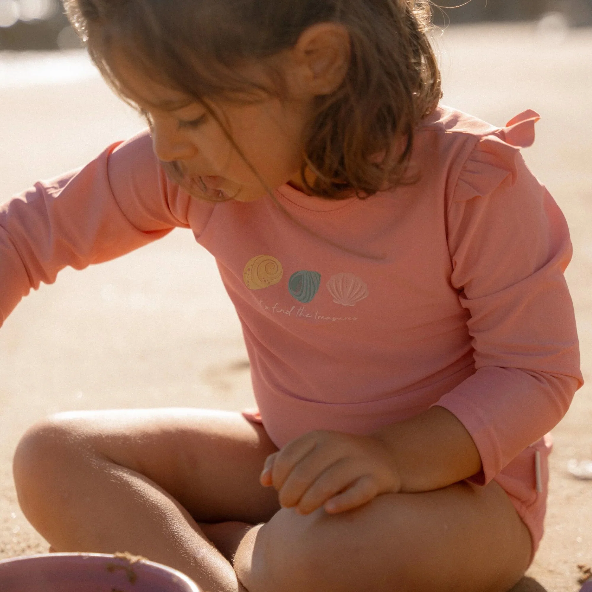 Zwemshirt lange mouw - Roze - Ocean Treasures - Image 4