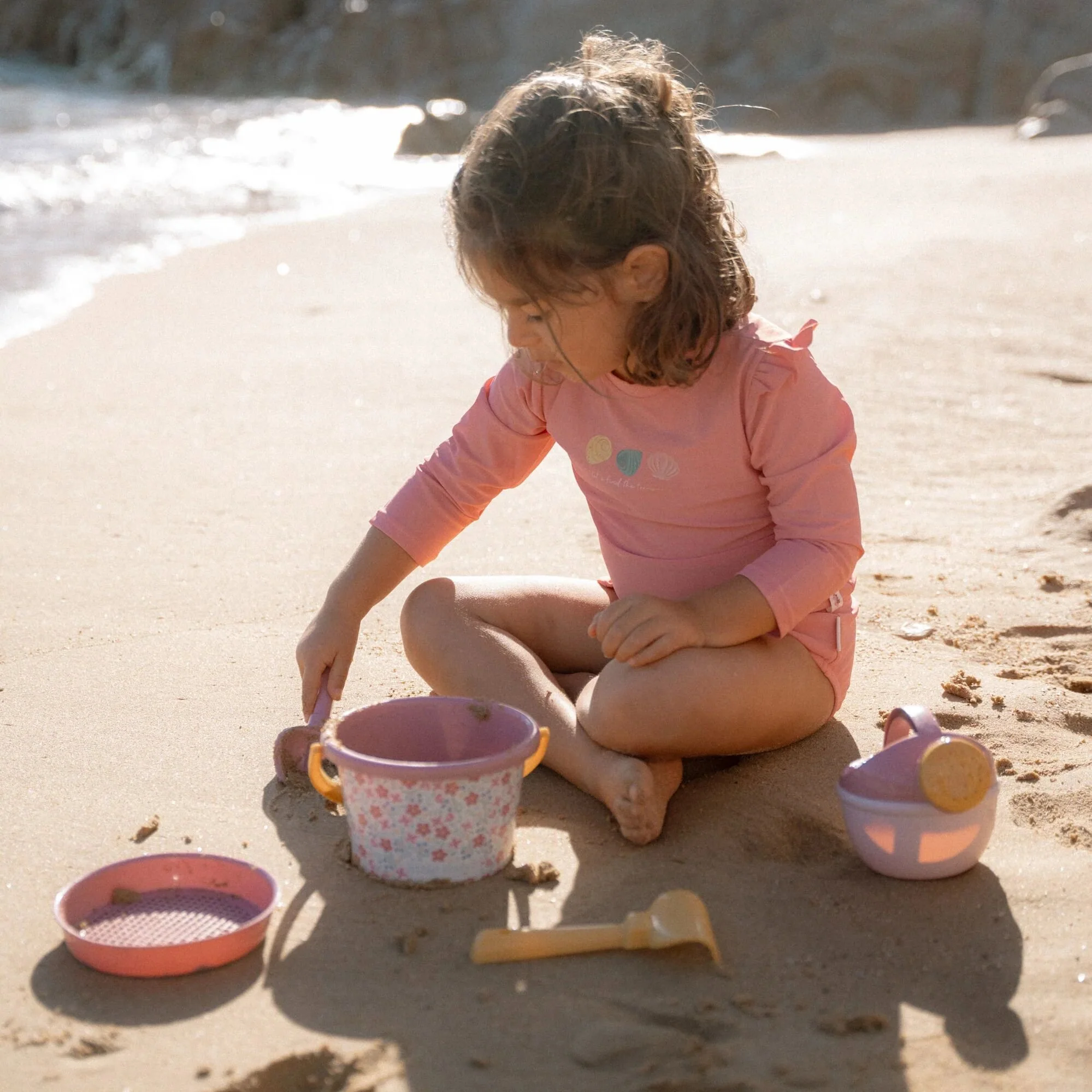 Zwemshirt lange mouw - Roze - Ocean Treasures - Image 7